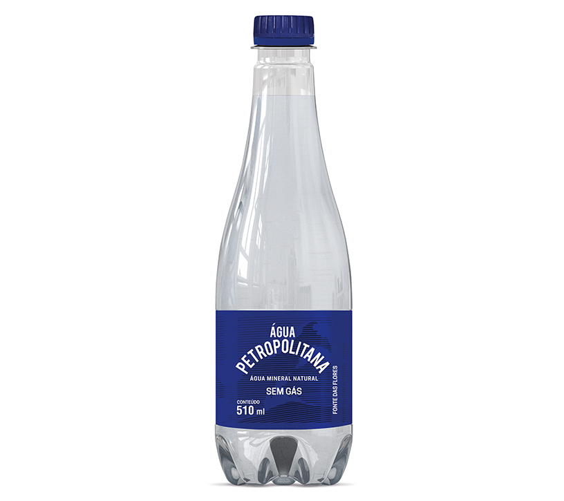 Água Mineral sem Gás Petropolitana 510ml - 12 unidades