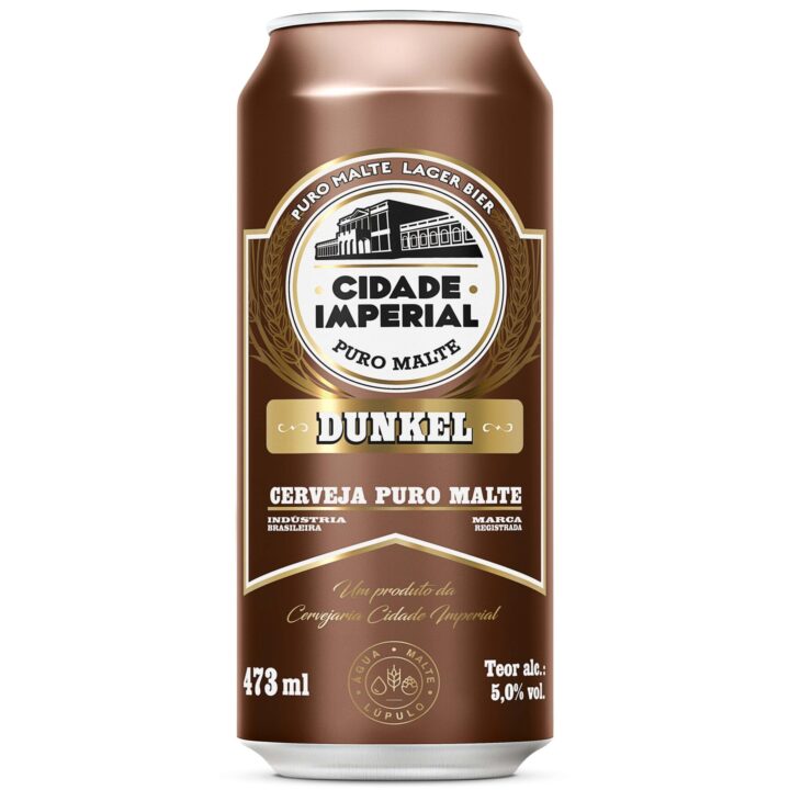 Cerveja Cidade Imperial Dunkel Lata 473ml - 12 Unidades