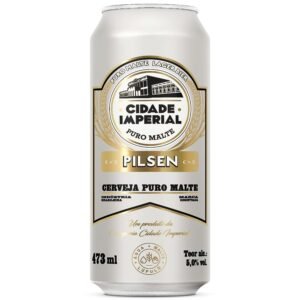 Cerveja Cidade Imperial Pilsen Lata 473ml - 12 Unidades