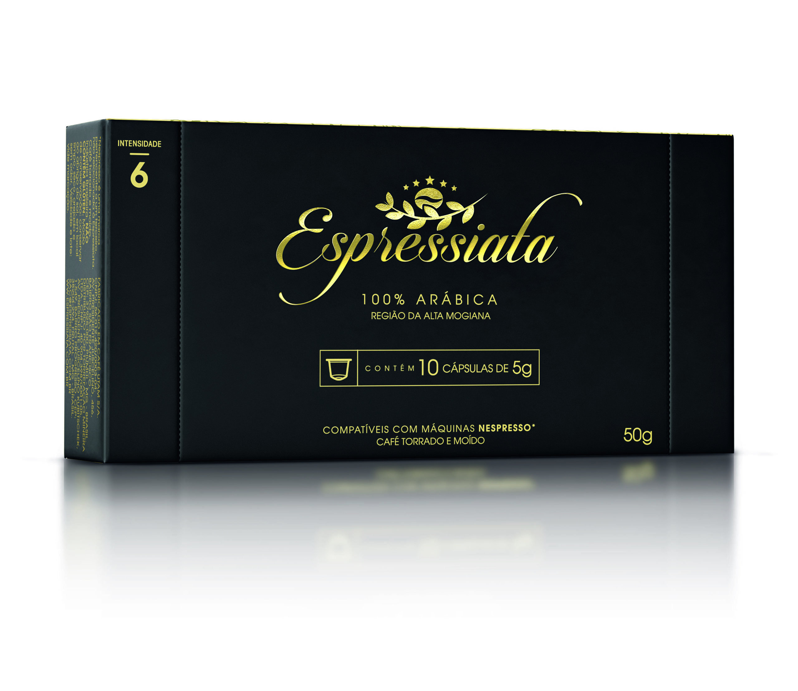 Café Espressiata 100% Arábica - Cartela com 10 Cápsulas de 5g