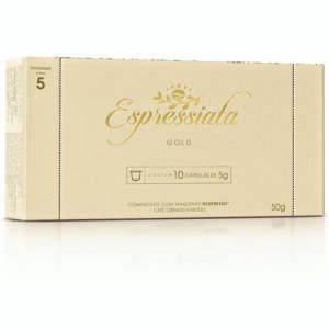 Café Espressiata Gold - Cartela com 10 Cápsulas de 5g