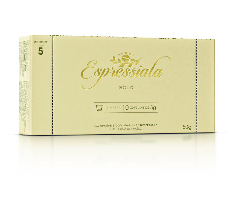 Café Espressiata Gold - Cartela com 10 Cápsulas de 5g