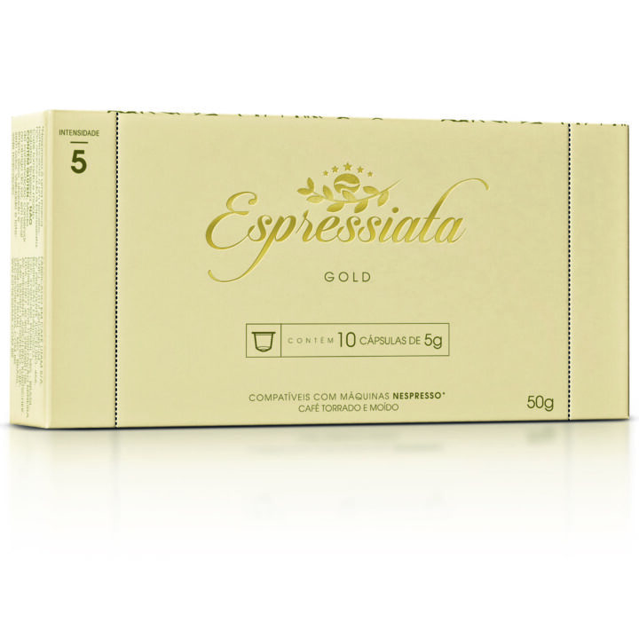 Café Espressiata Gold - Cartela com 10 Cápsulas de 5g