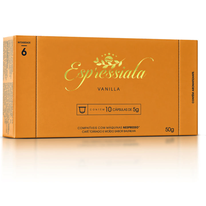 Café Espressiata Vanilla - Cartela com 10 Cápsulas de 5g