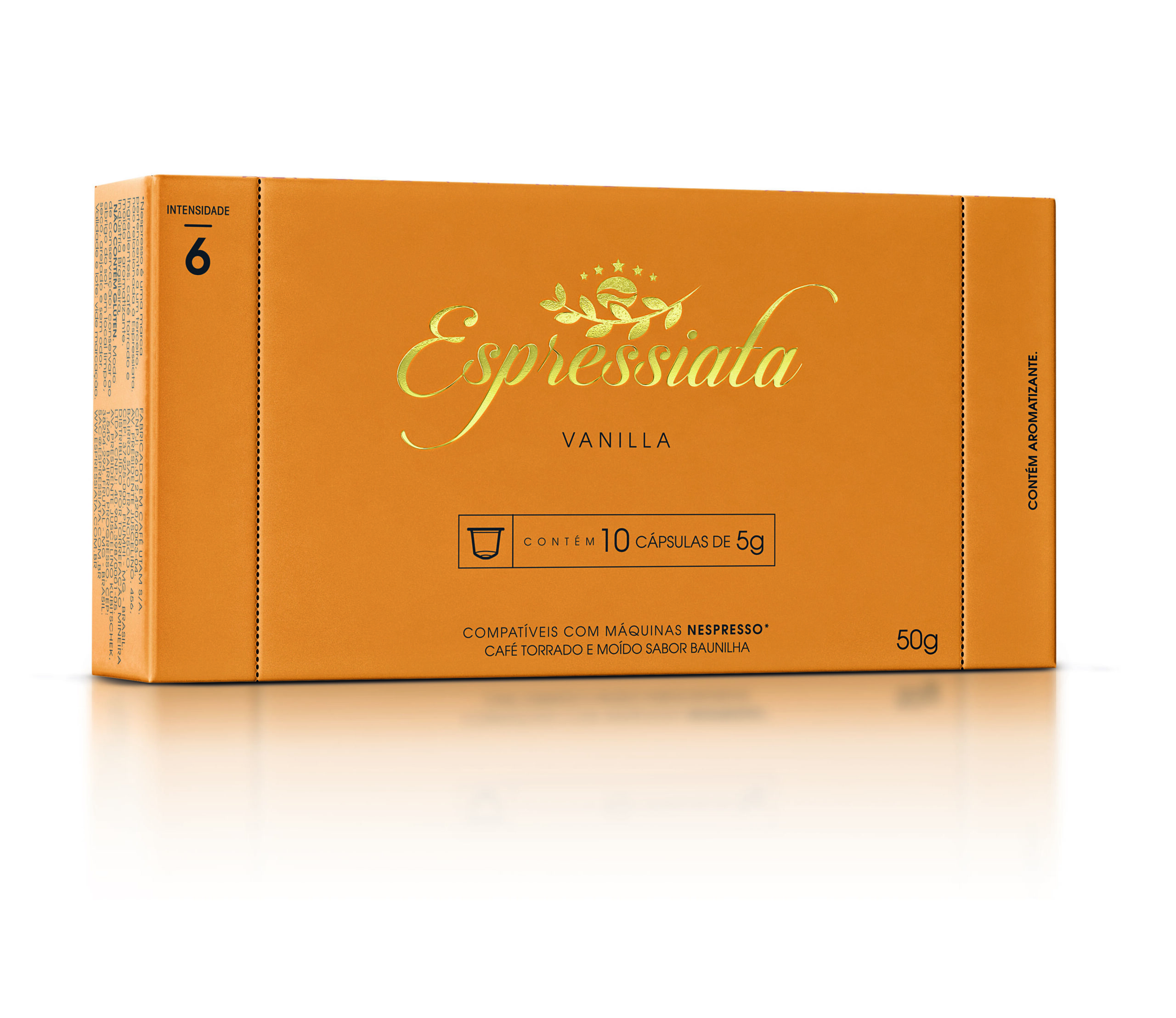 Café Espressiata Vanilla - Cartela com 10 Cápsulas de 5g