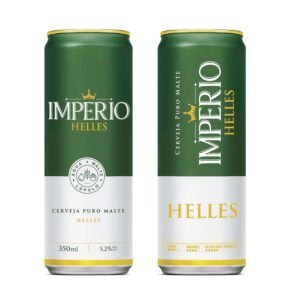 Cerveja Império Helles Lata 350ml - 12 Unidades