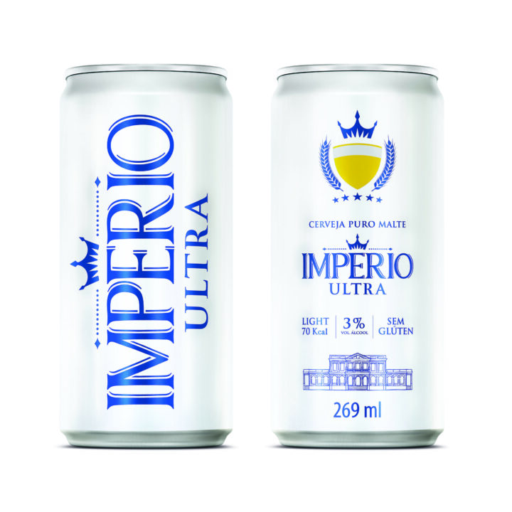Cerveja Império Ultra Lata 269ml - 12 Unidades