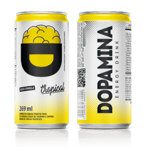 Dopamina Energy Drink Tropical Lata 269ml - 6 Unidades