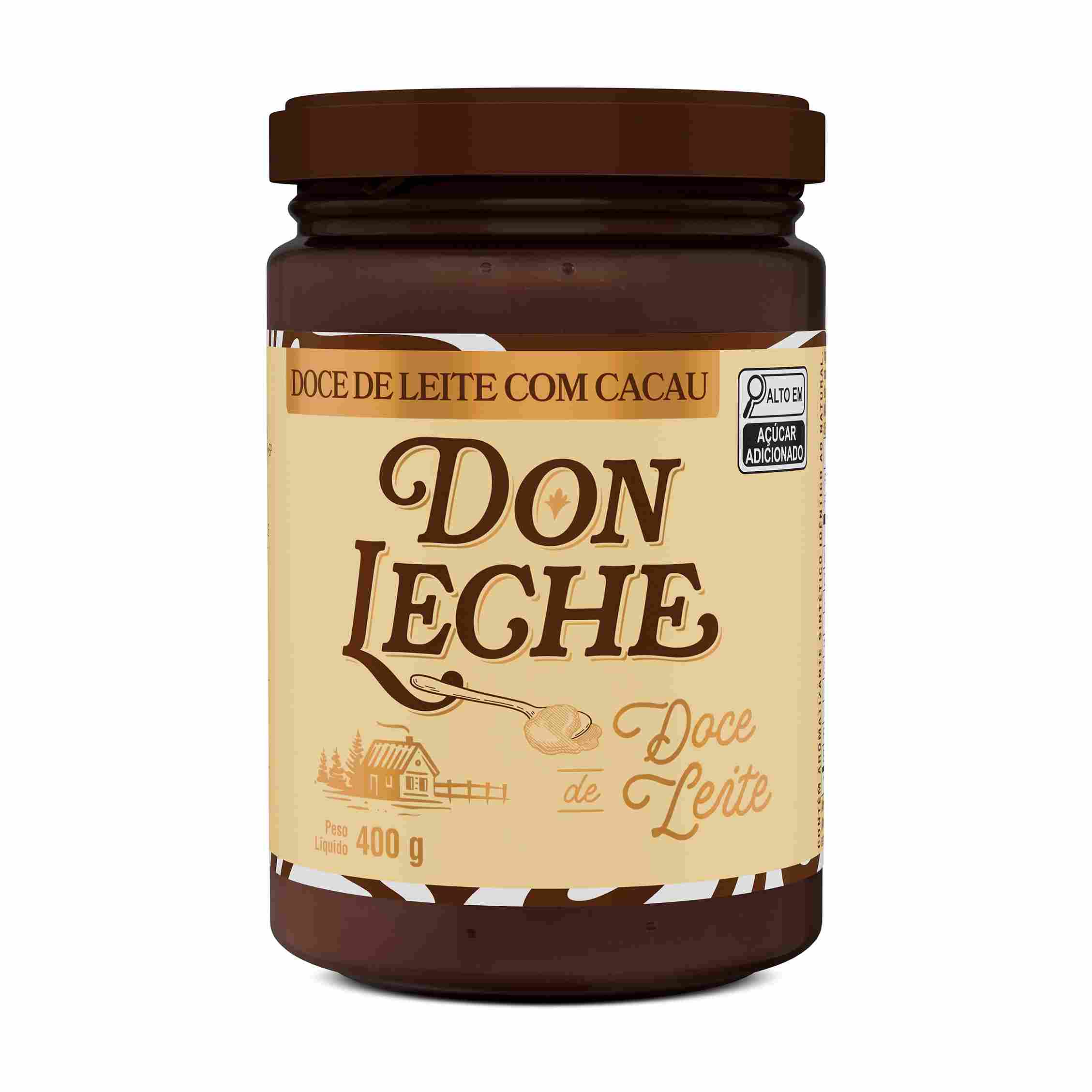 Doce de Leite Don Leche com Cacau - Pote 400g
