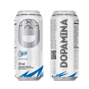Dopamina Energy Drink Coco e Açaí Lata 473ml - 6 Unidades