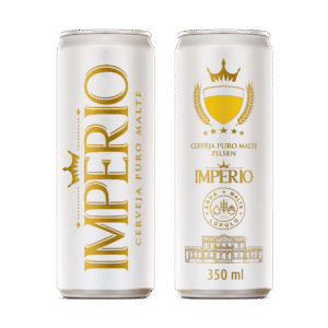 Cerveja Império Pilsen Lata 350ml - 15 Unidades