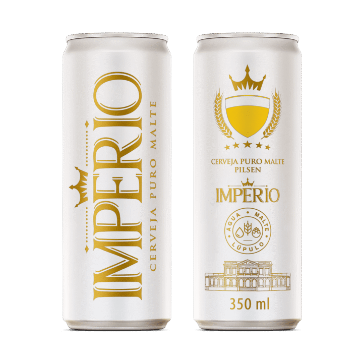 Cerveja Império Pilsen Lata 350ml - 15 Unidades