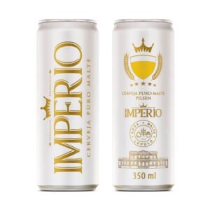 Cerveja Império Pilsen Lata 350ml - 12 Unidades