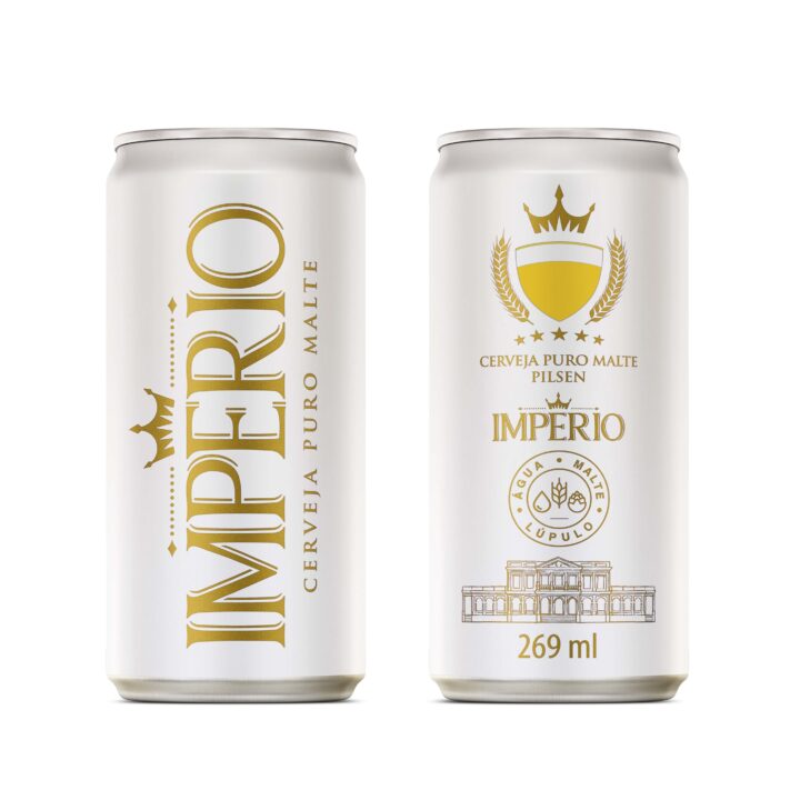 Cerveja Império Pilsen Lata 269ml - 15 Unidades