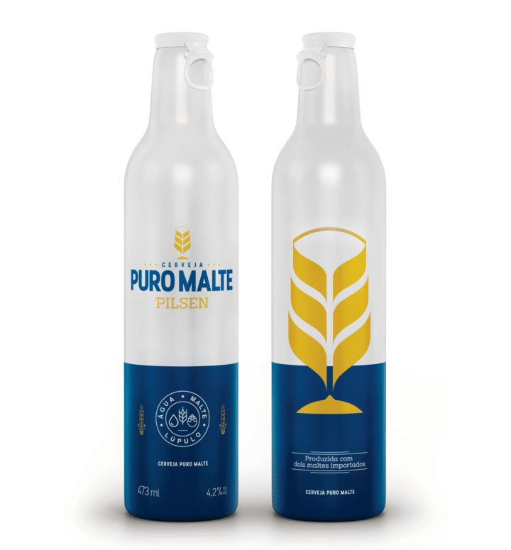 Cerveja Puro Malte Garrafa de Alumínio 473ml - 6 Unidades