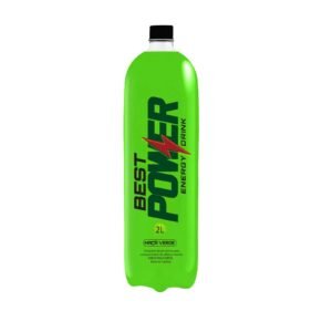 Best Power Energy Drink Maçã Verde Garrafa 2L - 6 Unidades