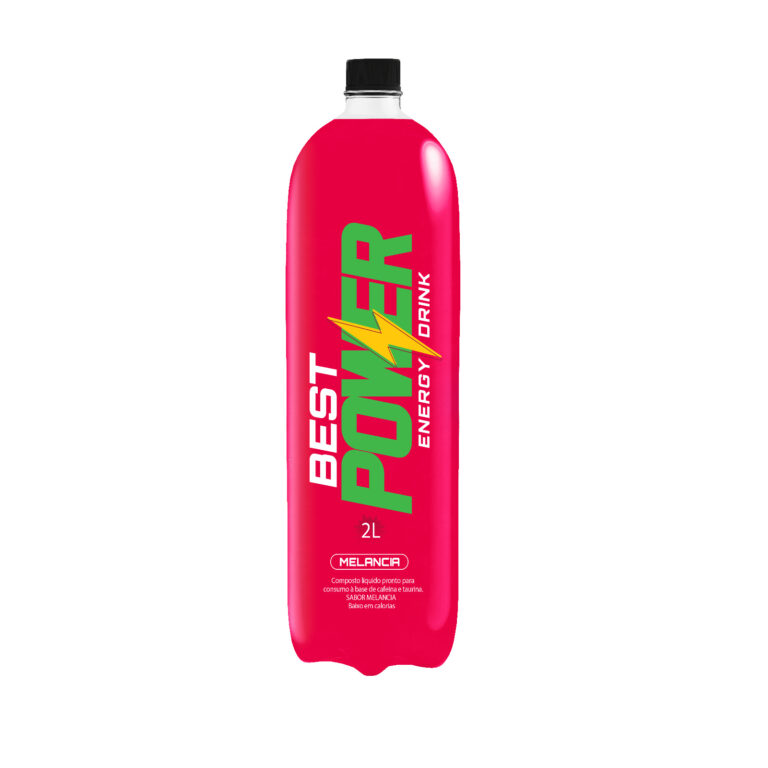 Best Power Energy Drink Melancia Garrafa 2L - 6 Unidades