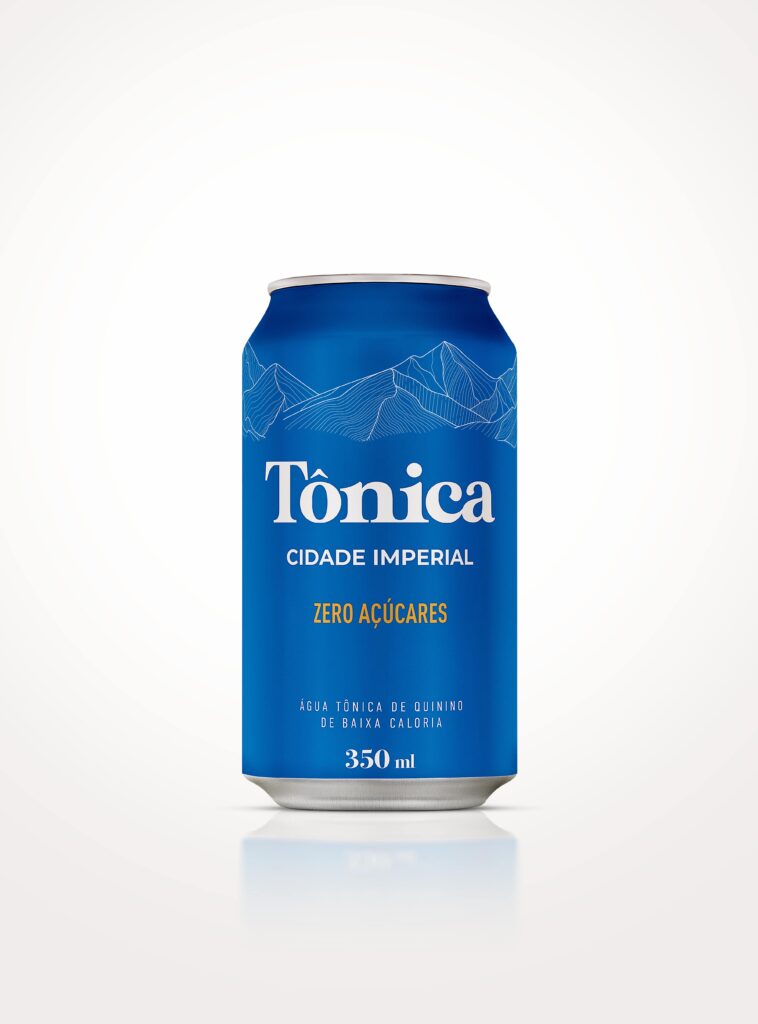 Água Tônica Cidade Imperial Zero Açúcares Lata 350ml - 12 unidades