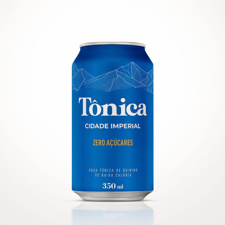 Água Tônica Cidade Imperial Zero Açúcares Lata 350ml - 12 unidades