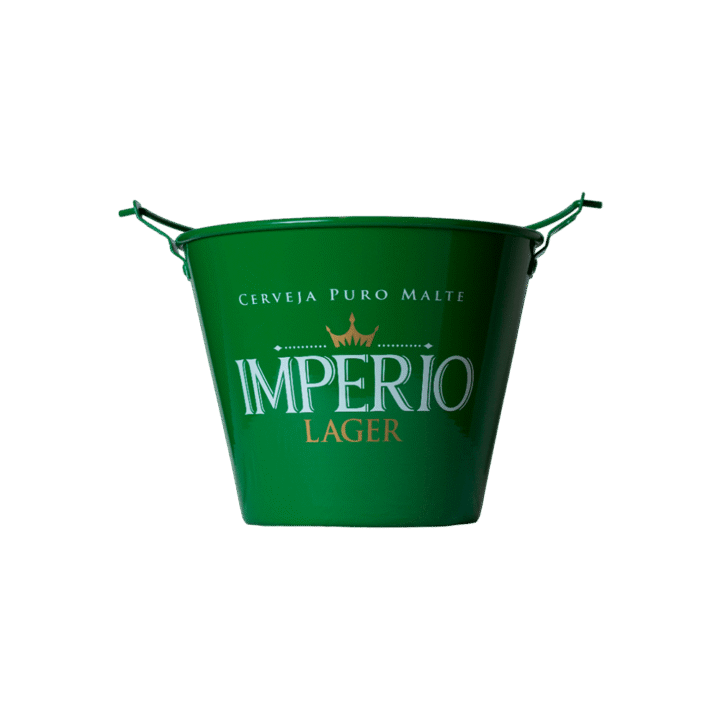 Balde de Alumínio Império Lager - Verde - 1 unidade (Frete não incluso)