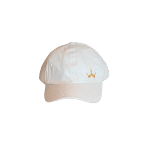 Boné Império Bordado Branco - Regulador Fivela - 1 unidade (Frete não incluso)