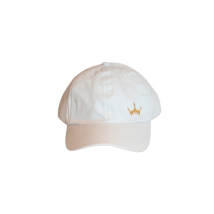 Boné Império Bordado Branco - Regulador Fivela - 1 unidade (Frete não incluso)