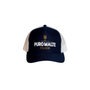 Boné Puro Malte - Azul e Branco - 1 unidade (Frete não incluso)