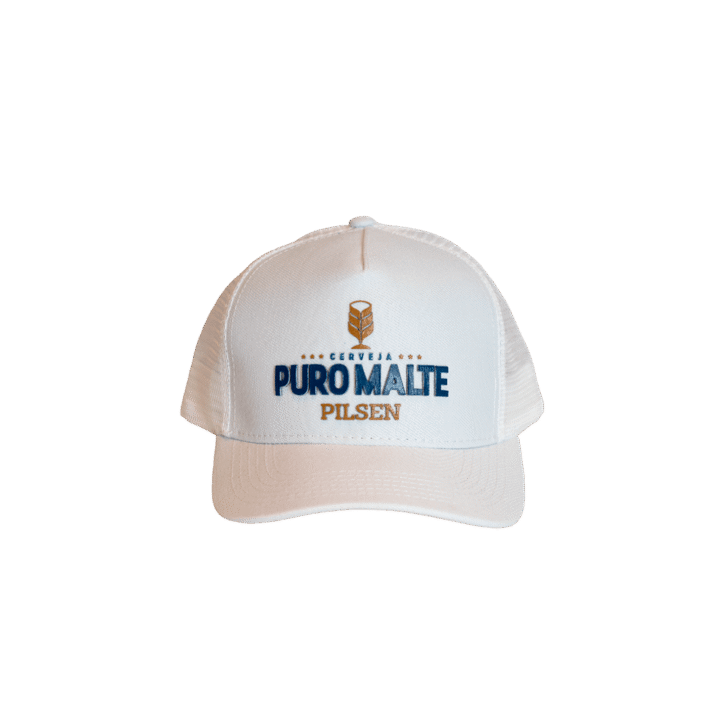 Boné Puro Malte - Branco - 1 unidade (Frete não incluso)