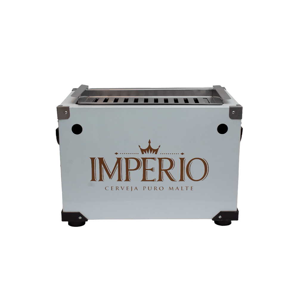 Churrasqueira Portátil Império - Branco - 4 kg (Frete não incluso)