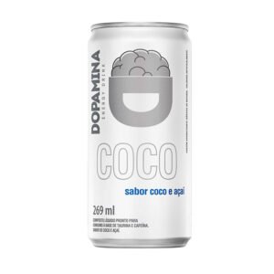 Dopamina Energy Drink Coco com Açaí Lata 269ml - 6 Unidades