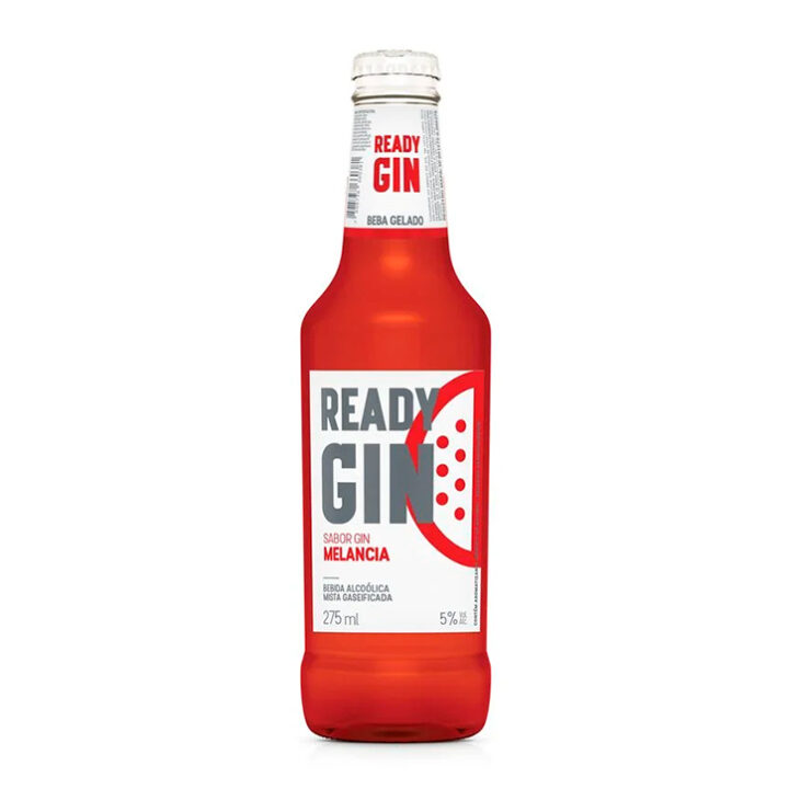 READYGIN Melancia 275ml Garrafa - 6 unidades