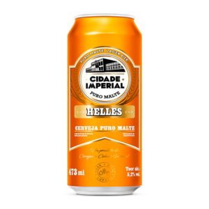 Cerveja Cidade Imperial Helles Lata 473ml - 12 Unidades