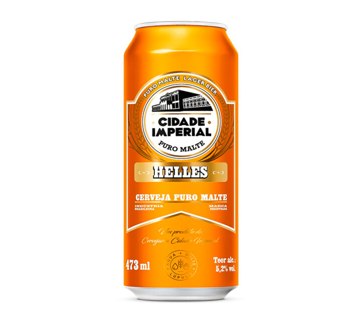 Cerveja Cidade Imperial Helles Lata 473ml - 12 Unidades