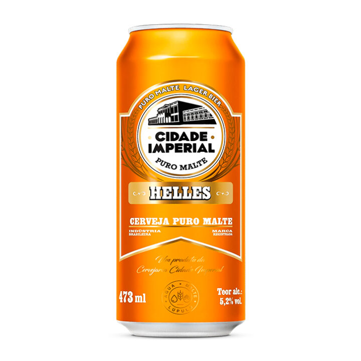 Cerveja Cidade Imperial Helles Lata 473ml - 12 Unidades