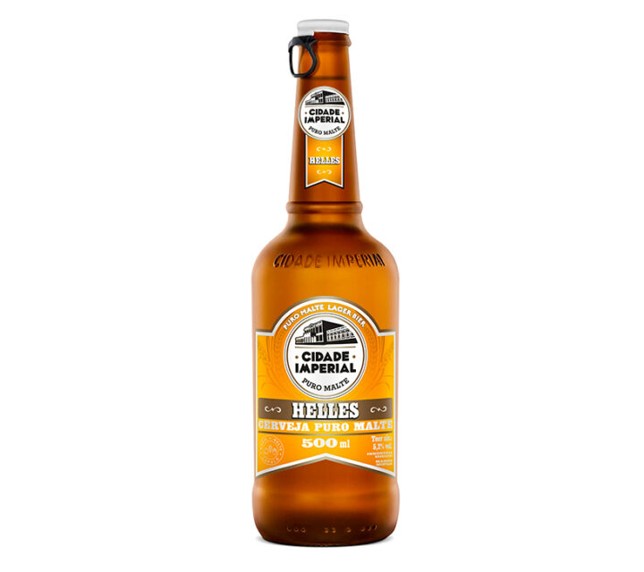 Cerveja Cidade Imperial Helles Garrafa 500ml - 12 Unidades