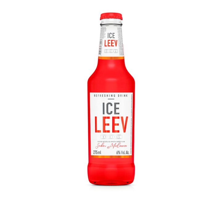 Ice Leev Melancia Garrafa 275ml - 6 Unidades