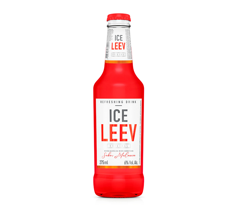 Ice Leev Melancia Garrafa 275ml - 6 Unidades