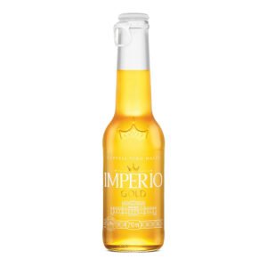 Cerveja Império Gold Garrafa 210ml - 18 Unidades