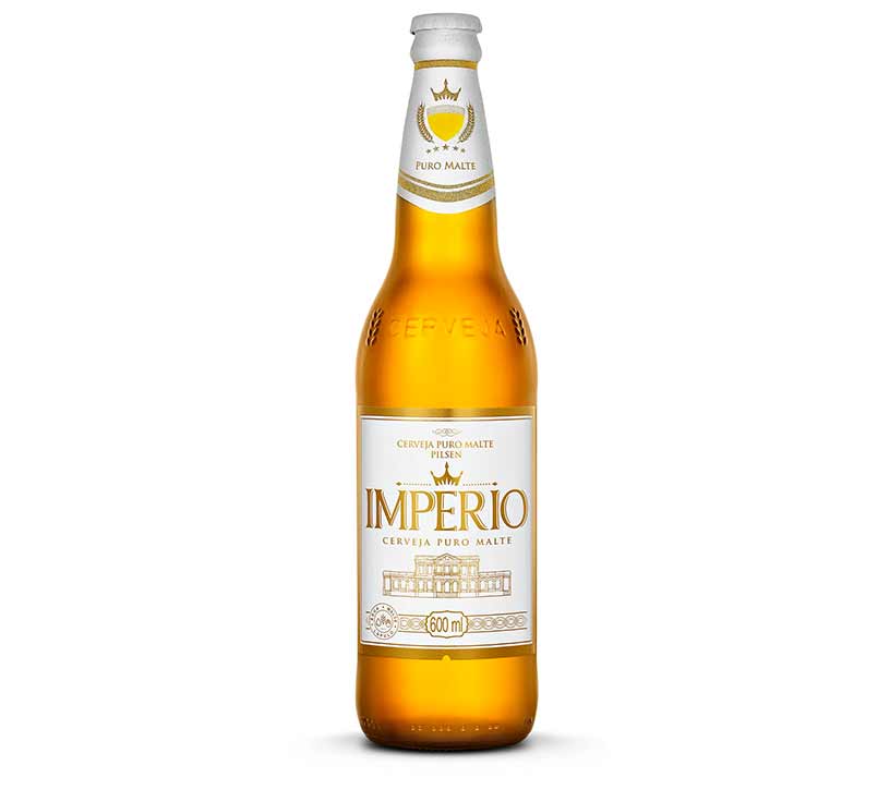 Cerveja Império Pilsen Garrafa 600ml - Retornável - 24 Unidades