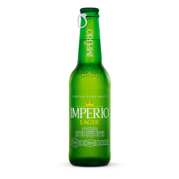 Cerveja Império Lager Garrafa 330ml - 12 Unidades
