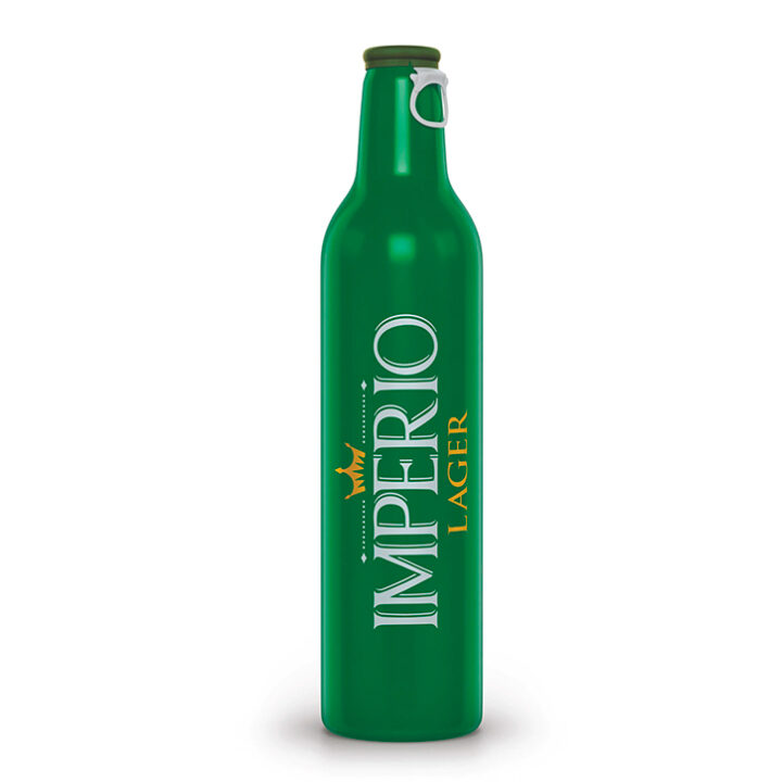 Cerveja Império Garrafa de Alumínio Lager 473ml - 6 Unidades