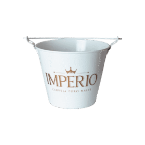 Balde Alumínio Império - Branco - 1 Unidade (Frete não incluso)
