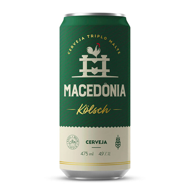 Cerveja Macedônia Lata 473ml - 12 Unidades