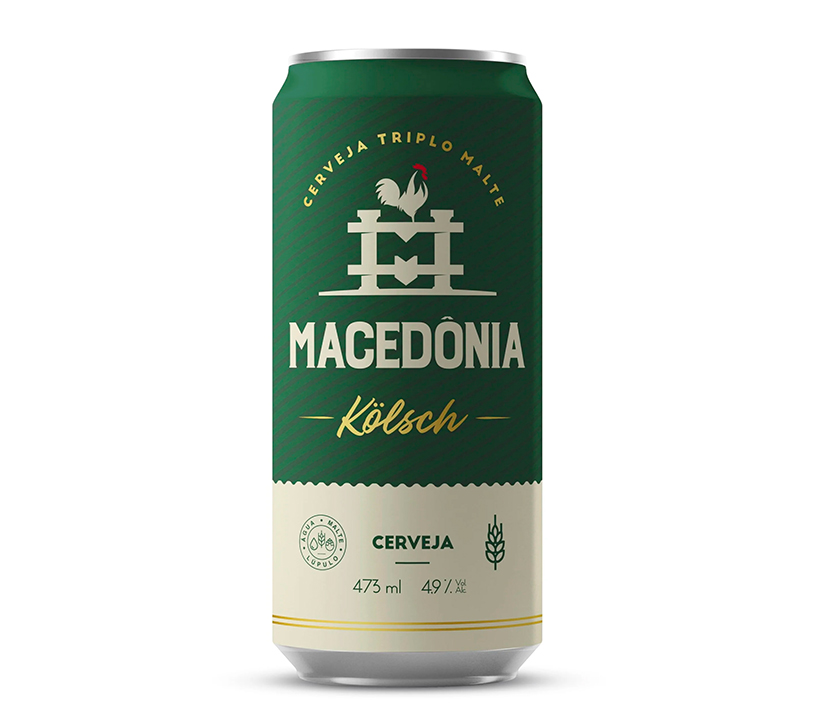 Cerveja Macedônia Lata 473ml - 12 Unidades