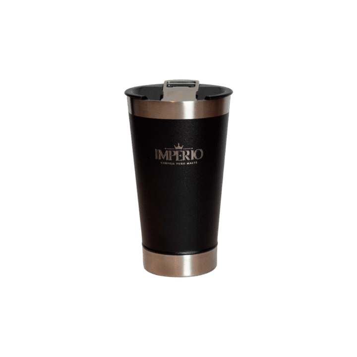 Copo Térmico Com Tampa Império - Stanley - Preto - 473ml (Frete não incluso)