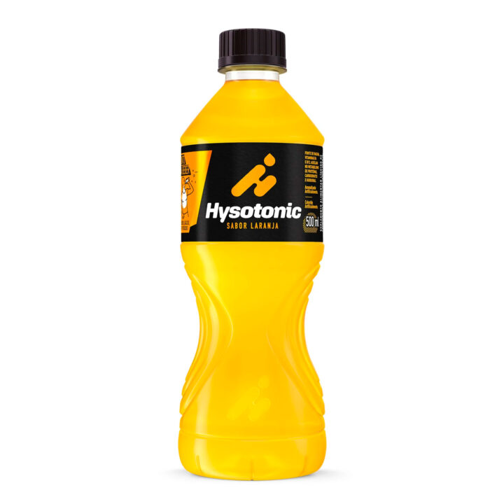 Hysotonic Laranja Garrafa com Tampa de Rosca 500ml - 6 Unidades
