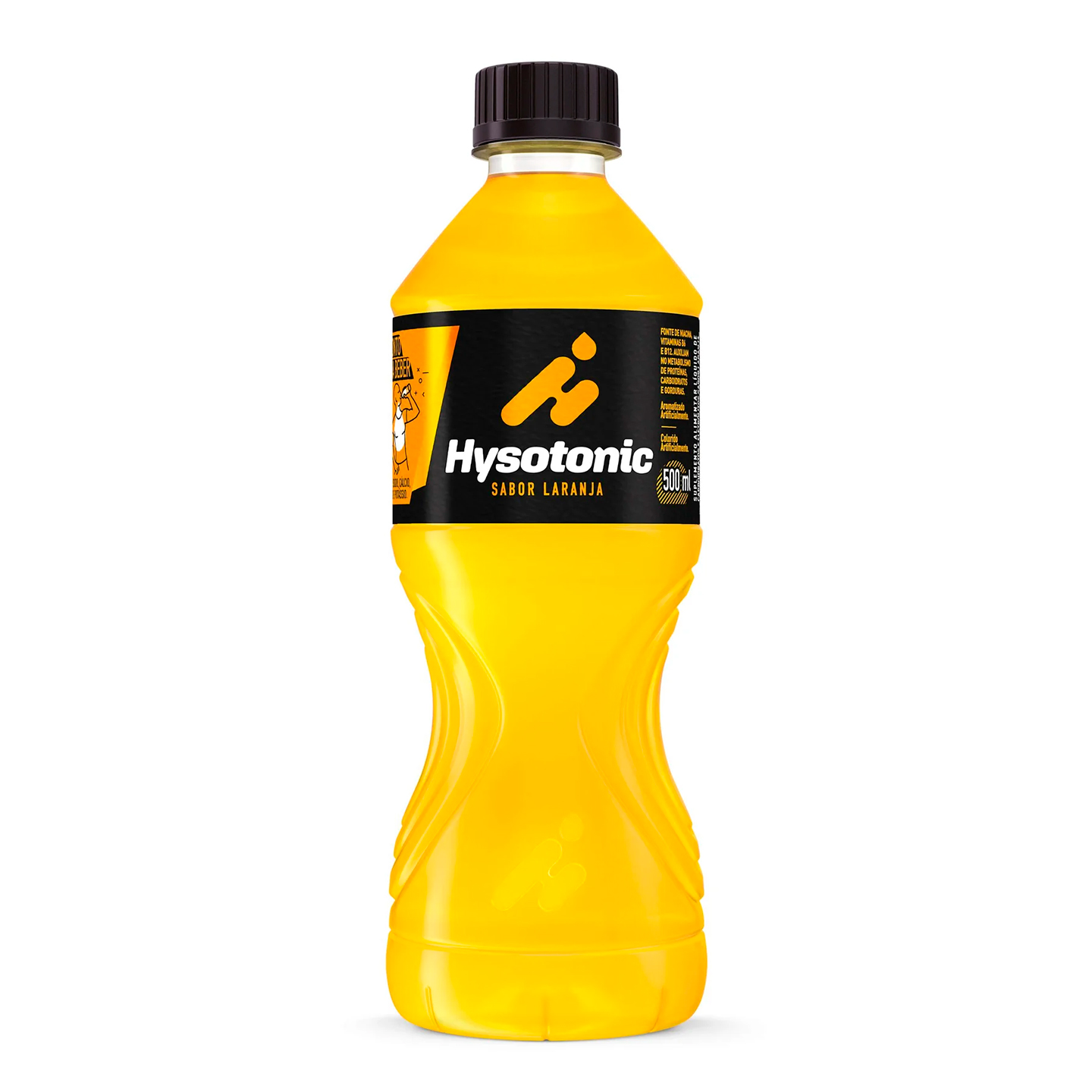 Hysotonic Laranja Garrafa com Tampa de Rosca 500ml - 6 Unidades