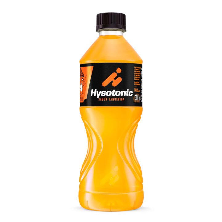 Hysotonic Tangerina Garrafa com Tampa de Rosca 500ml - 6 Unidades
