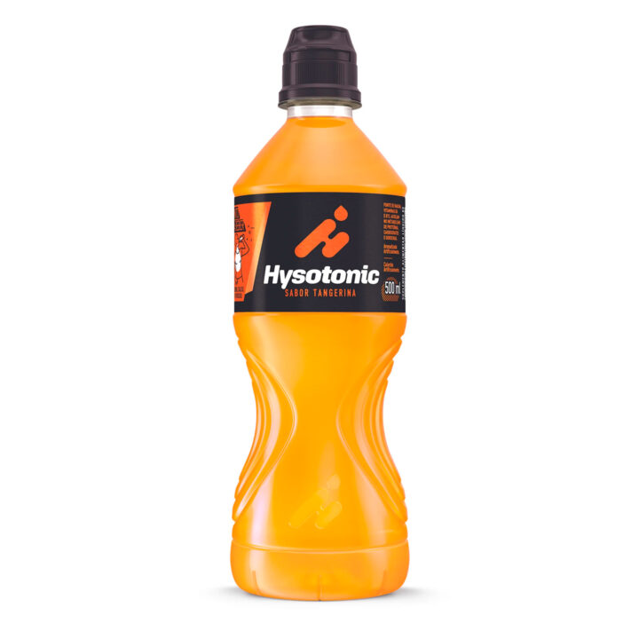 Hysotonic Tangerina Garrafa com Tampa Sport Lock 500ml - 6 Unidade