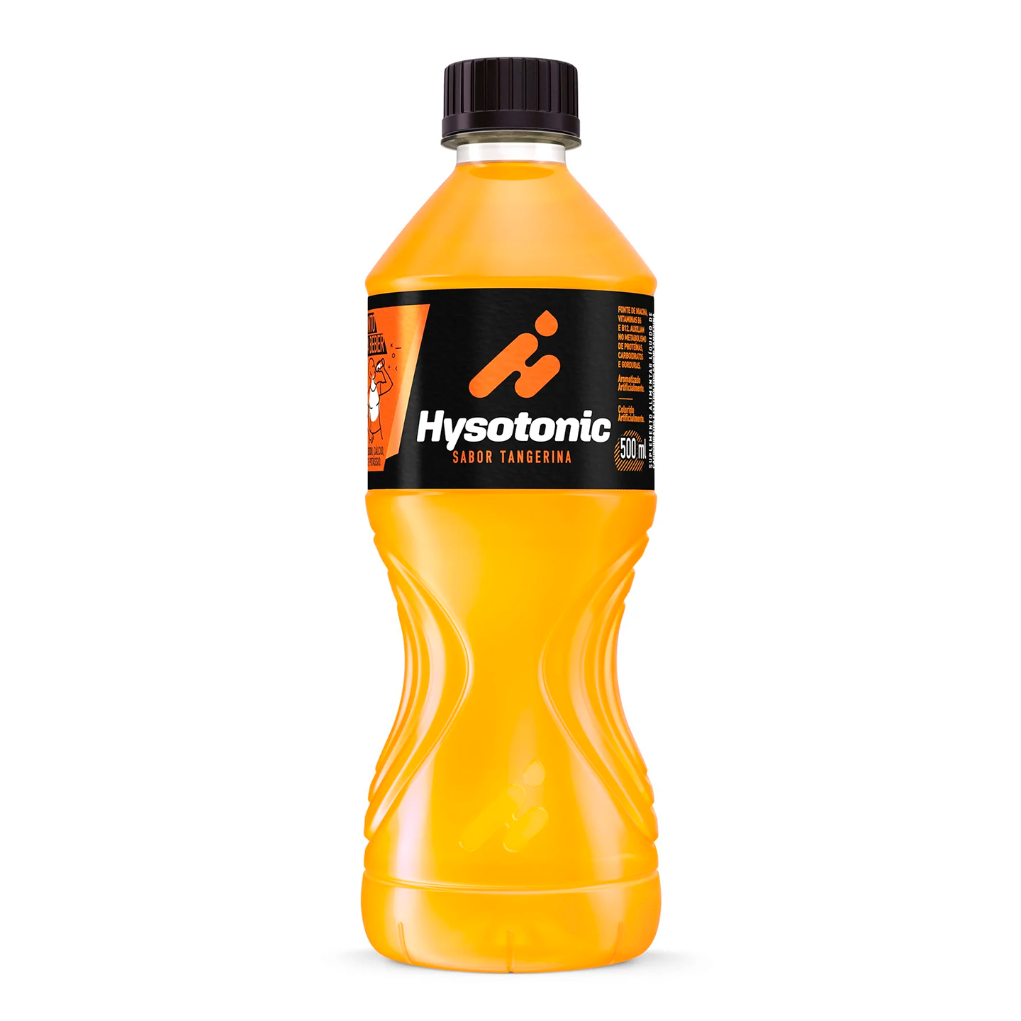 Hysotonic Tangerina Garrafa com Tampa de Rosca 500ml - 6 Unidades